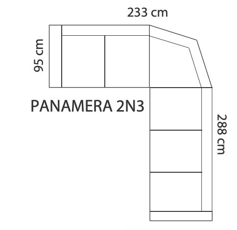 Panamera/Passat Soffa 2N3